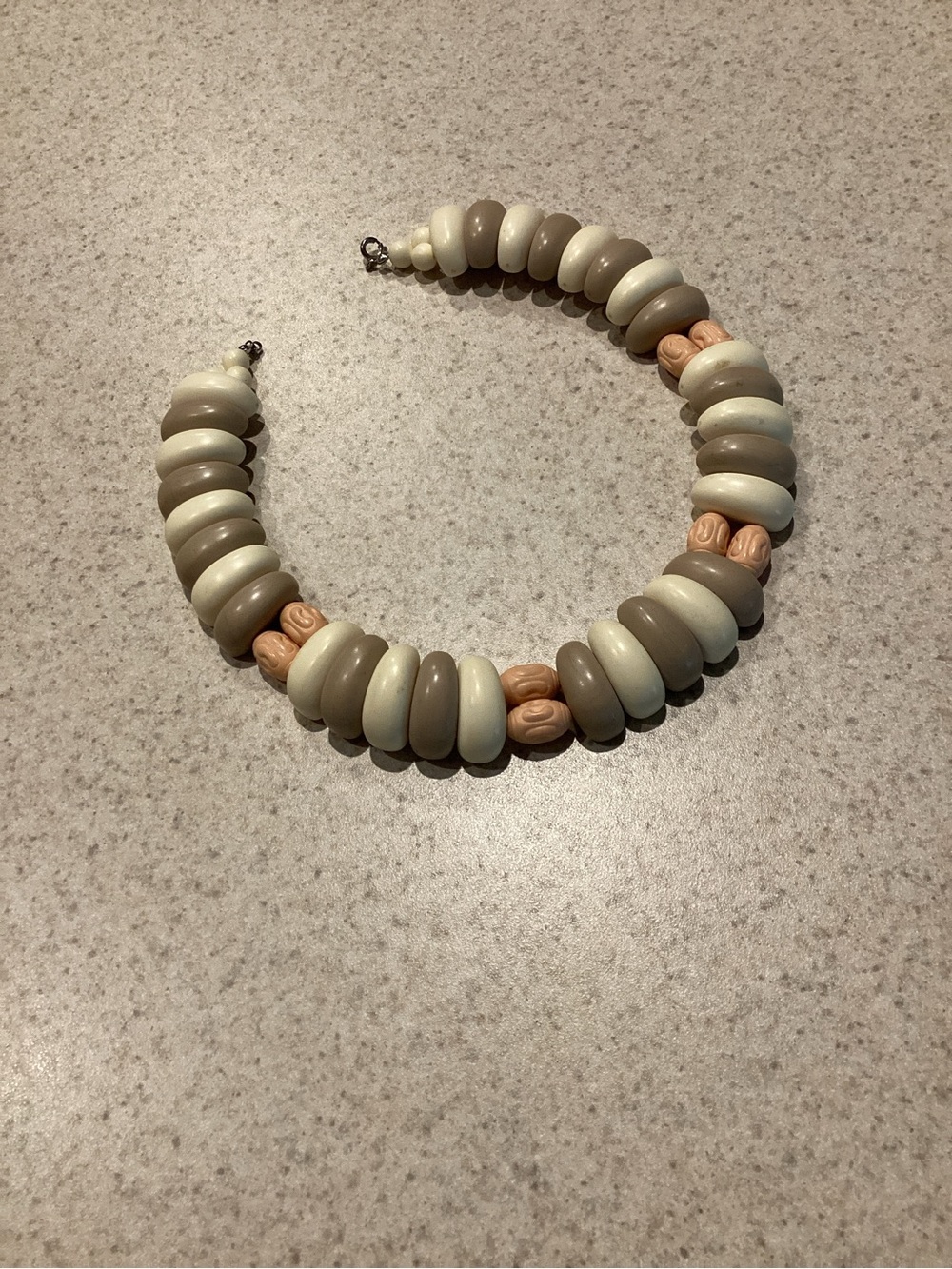 Chunky Neutral Bead Necklace - Women Jewelry